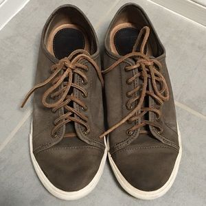 FRYE Mindy Sneakers in Green Olive